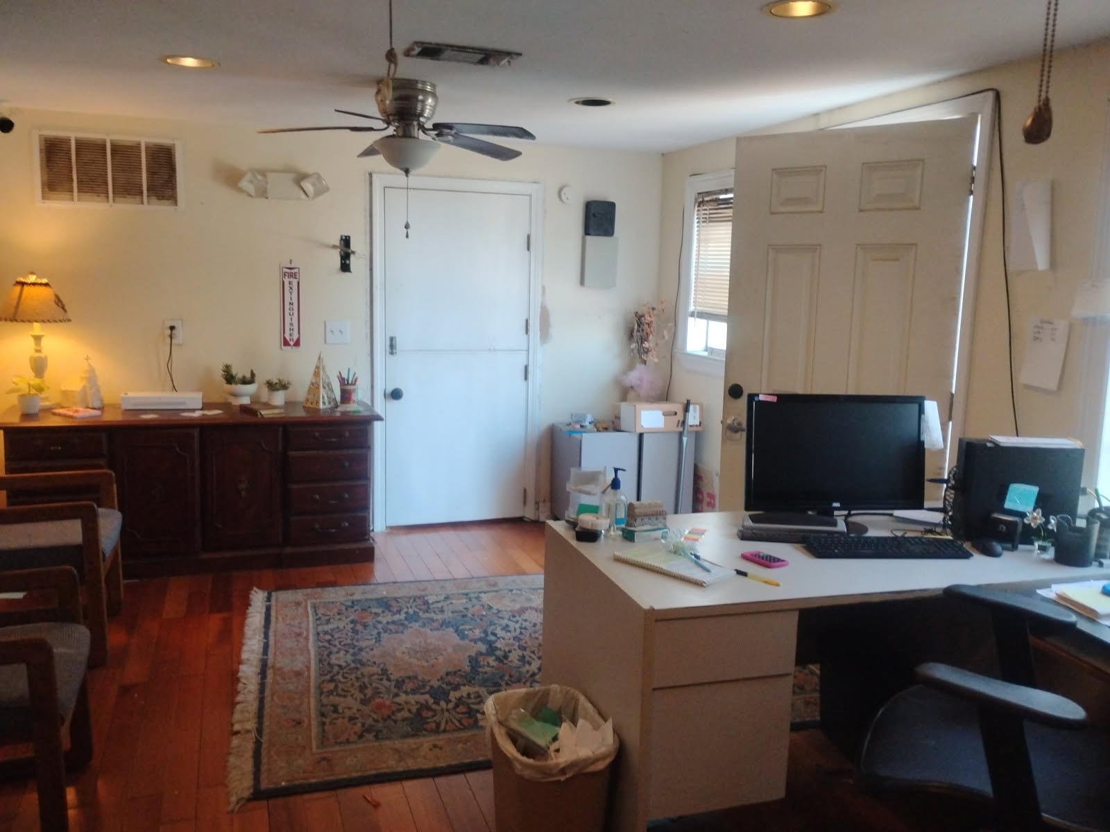 Interior of the Traveler's Paradise RV Park management office in Bay City, TX